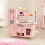 Bucatarie roz de joaca pentru copii - Bucatarie Clasica Vintage Pink Kitchen Kidkraft